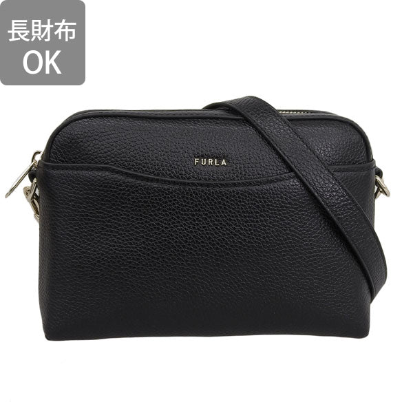 フルラ バッグ レディース ショルダーバッグ アウトレット レザー ブラック FURLA GEA CROSSBODY XL POUCH WE00670BX0305O6000