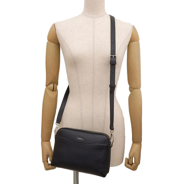 フルラ バッグ レディース ショルダーバッグ アウトレット レザー ブラック FURLA GEA CROSSBODY XL POUCH WE00670BX0305O6000