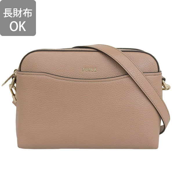 フルラ バッグ レディース ショルダーバッグ アウトレット レザー カーキ FURLA GEA CROSSBODY XL POUCH WE00670BX0305YU500