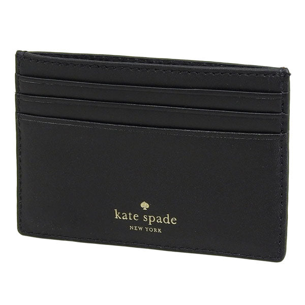 ケイトスペード KATE SPADE パスケース 定期入れ ブラック レザー wlru1147-001