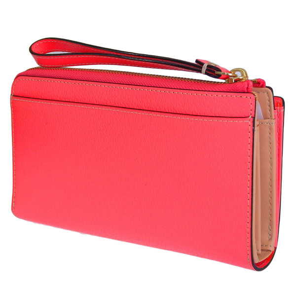 ケイトスペード 財布 レディース L字長財布 レザー ホットピンク wellesley layton WLRU1779-684 KATE SPADE