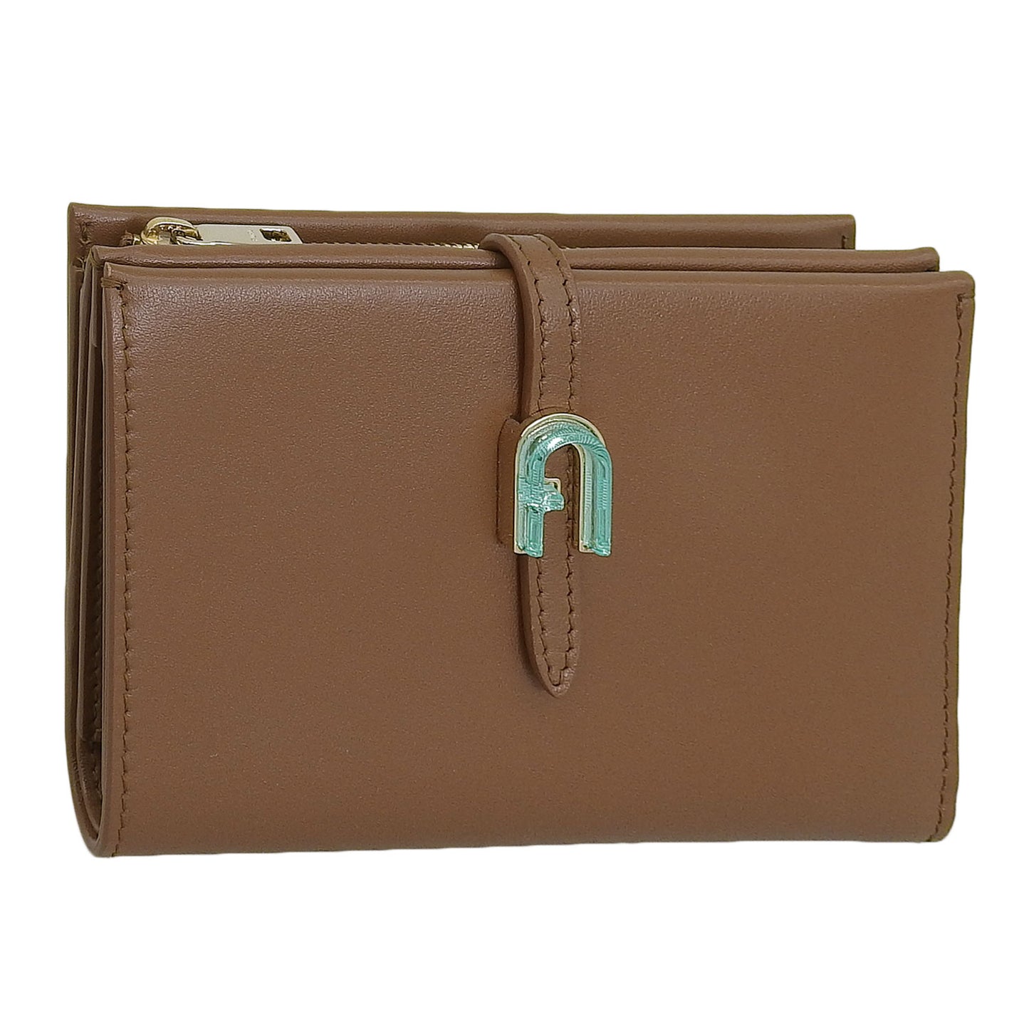 フルラ 財布 レディース 二つ折り財布 アウトレット レザー ブラウン FURLA GEMMA BIFOLD COMPACT M WALLET WP00119AX073303B00