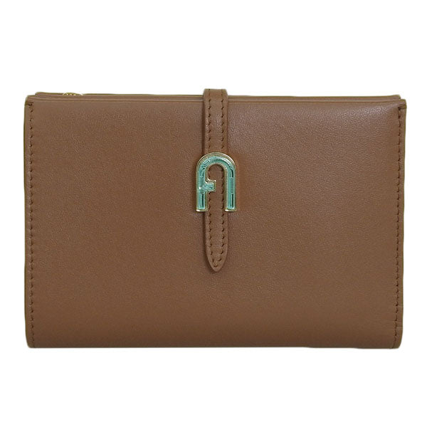 フルラ 財布 レディース 二つ折り財布 アウトレット レザー ブラウン FURLA GEMMA BIFOLD COMPACT M WALLET WP00119AX073303B00