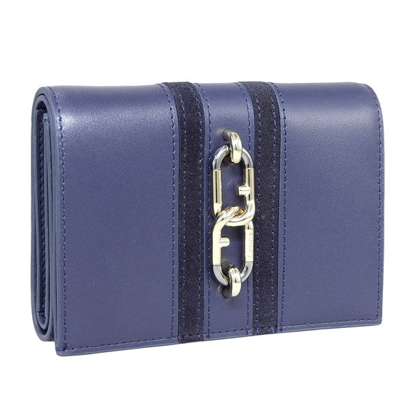 フルラ FURLA SIRENA M COMPACT WALLET 三つ折り財布 財布 レザー スエード ネイビー系 レディース wp00135ax0790b1u00 レディース 女性 プレゼント ブランド ギフト 新生活 　 母の日　土日祝も毎日発送します