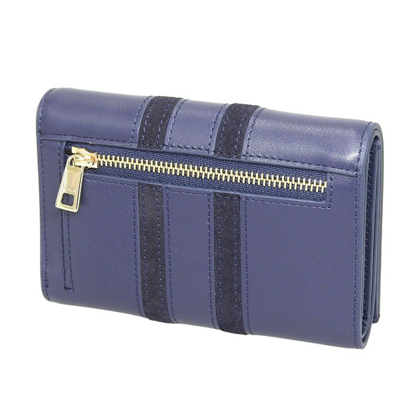 フルラ FURLA SIRENA M COMPACT WALLET 三つ折り財布 財布 レザー スエード ネイビー系 レディース wp00135ax0790b1u00 レディース 女性 プレゼント ブランド ギフト 新生活 　 母の日　土日祝も毎日発送します