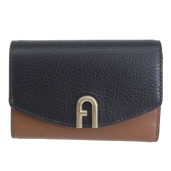 フルラ 財布 レディース 三つ折り財布 アウトレット レザー ブラウンマルチ プリムラ FURLA PRIMULA M COMPACT WALLET WP00217BX00531655S
