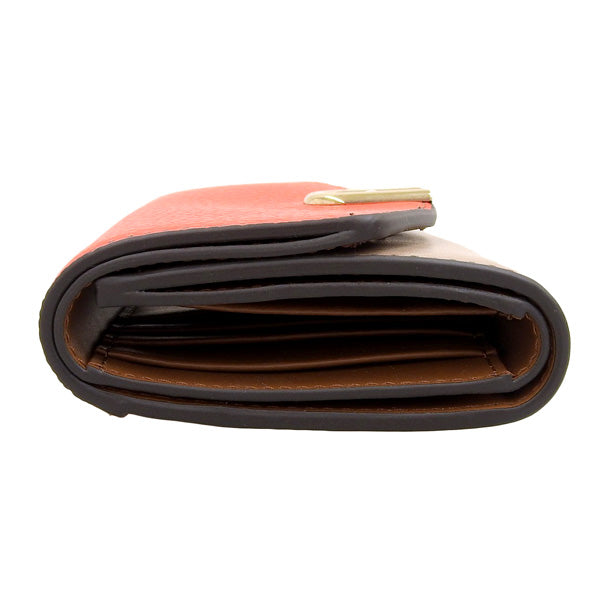 フルラ 財布 レディース 三つ折り財布 アウトレット レザー ベージュ×オレンジ プリムラ FURLA PRIMULA TRIFOLD COMPACT M WALLET WP00217BX00531656S