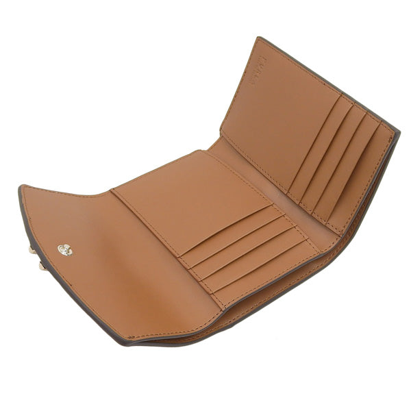 フルラ 財布 レディース 三つ折り財布 アウトレット レザー ベージュ×オレンジ プリムラ FURLA PRIMULA TRIFOLD COMPACT M WALLET WP00217BX00531656S
