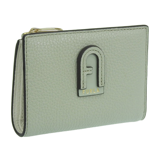 フルラ 財布 レディース 二つ折り財布 アウトレット レザー ライトグリーン ダフネ FURLA DAFNE BI-FOLD MINI W ZIP WALLET WP00242BX03353010S