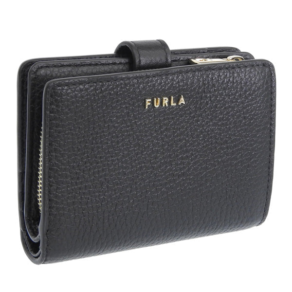 フルラ 財布 レディース 二つ折り財布 アウトレット レザー ブラック RITZY COMPACT S W/ZIP WP00260BX0305O6000 FURLA