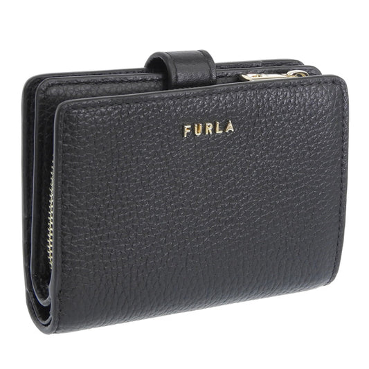 フルラ 財布 レディース 二つ折り財布 アウトレット レザー ブラック RITZY COMPACT S W/ZIP WP00260BX0305O6000 FURLA