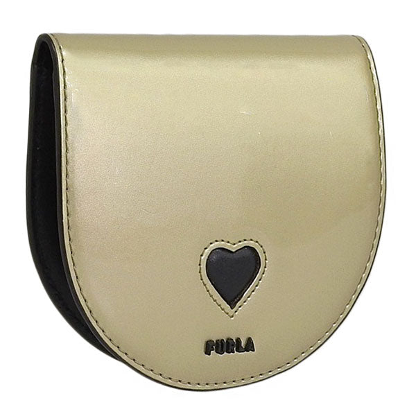 フルラ 小物 レディース カードケース アウトレット ゴールド×ブラック ボードゲーム FURLA BOARD GAMES CARD CASE M WP00276BX16301872S 母の日　土日祝も毎日発送します