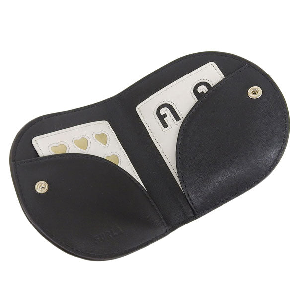 フルラ 小物 レディース カードケース アウトレット ゴールド×ブラック ボードゲーム FURLA BOARD GAMES CARD CASE M WP00276BX16301872S 母の日　土日祝も毎日発送します
