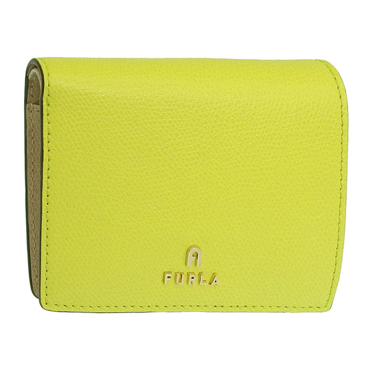 フルラ 財布 レディース 二つ折り財布 アウトレット レザー イエロー カメリア FURLA CAMELIA COMPACT S WALLET BIFOLD WP00304ARE0003128S