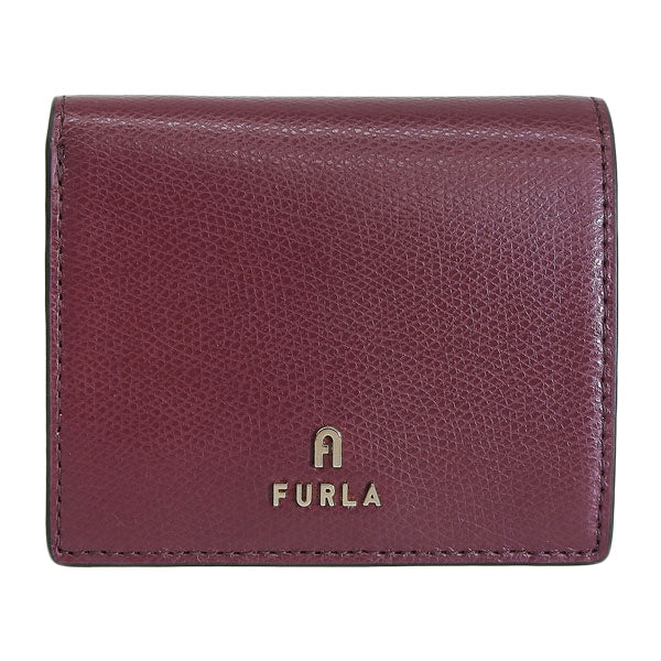 フルラ 財布 レディース 二つ折り財布 アウトレット レザー レッド×ベージュ カメリア FURLA CAMELIA S COMPACT WALLET BIFOLD COIN WP00304ARE0003574S