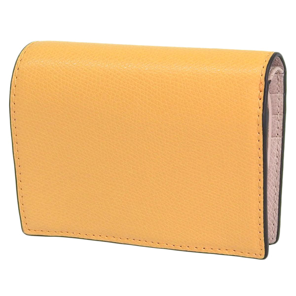フルラ 財布 レディース 二つ折り財布 レザー イエロー×ベージュ カメリア FURLA CAMELIA S COMPACT WALLET BIFOLD COIN WP00304ARE0003592S