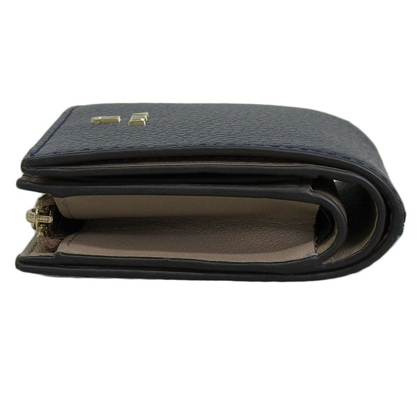 フルラ 財布 レディース 二つ折り財布 アウトレット レザー ブルー×ネイビー カメリア FURLA CAMELIA S COMPACT WALLET WP00307HSC0002725S
