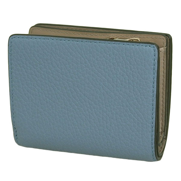 フルラ 財布 レディース 二つ折り財布 アウトレット レザー ブルー×ネイビー カメリア FURLA CAMELIA S COMPACT WALLET WP00307HSC0002725S