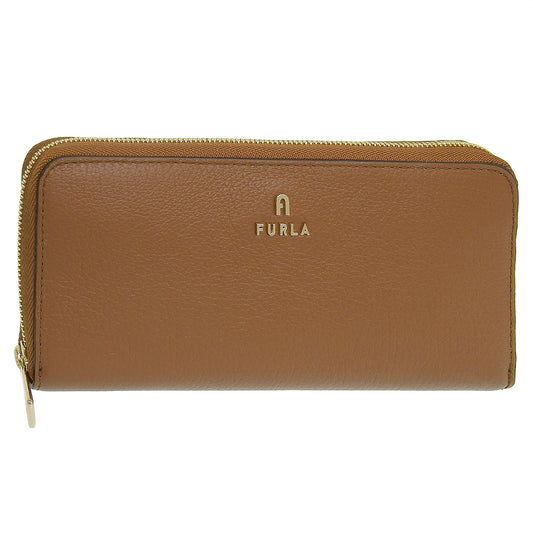 フルラ 財布 レディース 長財布 アウトレット レザー ブラウン カメリア FURLA CAMELIA XL ZIP AROUND SLIM WALLET WP00313HSF00003B00
