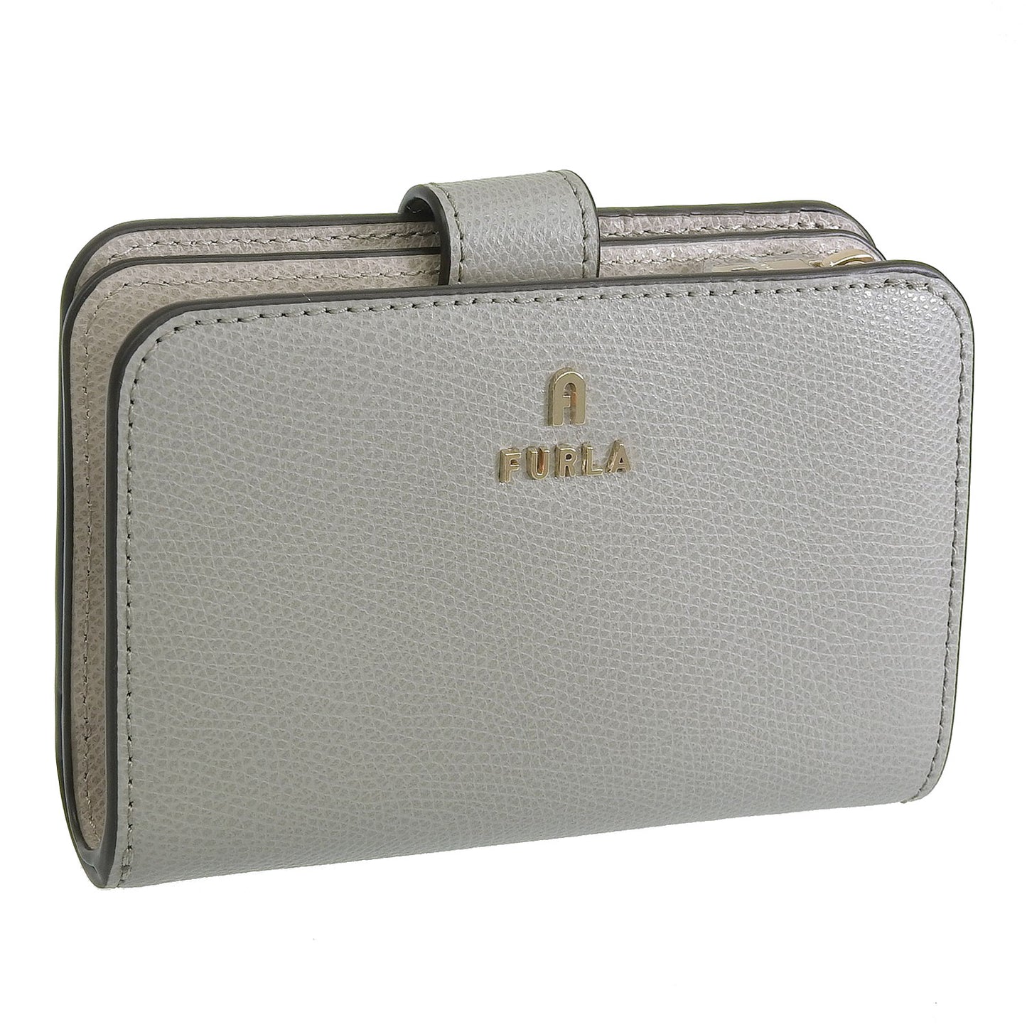 フルラ 財布 レディース 二つ折り財布 レザー グレー カメリア FURLA CAMELIA M COMPACT WALLET WP00314ARE0003402S