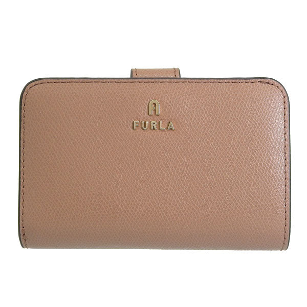 フルラ 財布 レディース 二つ折り財布 レザー ダークベージュ カメリア FURLA CAMELIA M COMPACT WALLET WP00314ARE0003406S