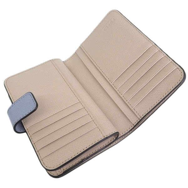 フルラ 財布 レディース 二つ折り財布 レザー ブルー×ベージュ カメリア FURLA CAMELIA M COMPACT WALLET WP00314ARE0003593S