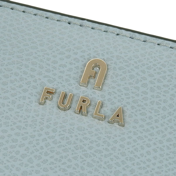 フルラ 財布 レディース 二つ折り財布 レザー ブルー×ベージュ カメリア FURLA CAMELIA M COMPACT WALLET WP00314ARE0003593S