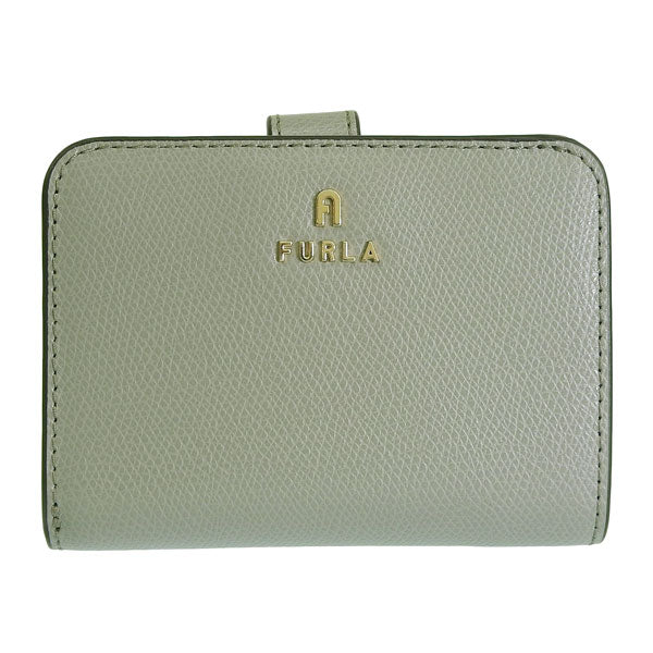 フルラ 財布 レディース 二つ折り財布 アウトレット レザー グレー×ベージュ カメリア FURLA CAMELIA S COMPACT WALLET WP00315ARE0003573S