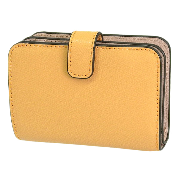 フルラ 財布 レディース 二つ折り財布 レザー イエロー×ベージュ カメリア FURLA CAMELIA S COMPACT WALLET WP00315ARE0003592S