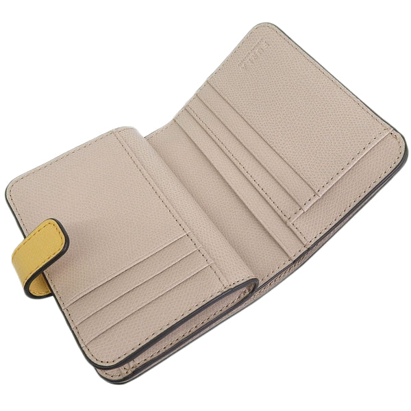 フルラ 財布 レディース 二つ折り財布 レザー イエロー×ベージュ カメリア FURLA CAMELIA S COMPACT WALLET WP00315ARE0003592S