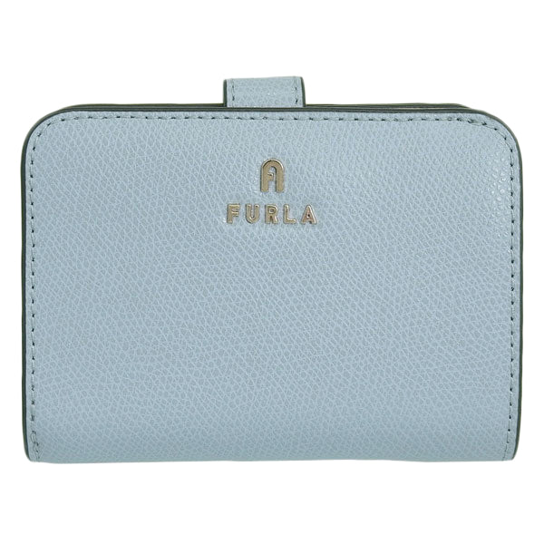 フルラ 財布 レディース 二つ折り財布 レザー ブルー×ベージュ カメリア FURLA CAMELIA S COMPACT WALLET WP00315ARE0003593S