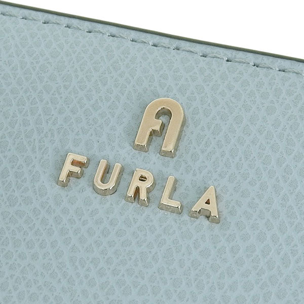 フルラ 財布 レディース 二つ折り財布 レザー ブルー×ベージュ カメリア FURLA CAMELIA S COMPACT WALLET WP00315ARE0003593S