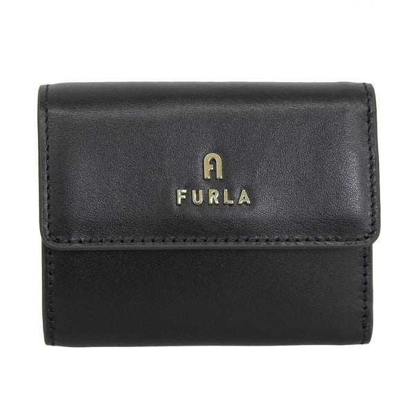 フルラ 財布 レディース 三つ折り財布 レザー ブラックFURLA CAMELIA S COMPACT TRIFOLD ZIP  WP00344AX0733O6000 FURLA 母の日　土日祝も毎日発送します