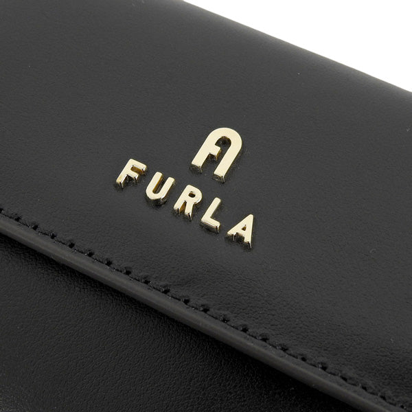 フルラ 財布 レディース 三つ折り財布 レザー ブラックFURLA CAMELIA S COMPACT TRIFOLD ZIP  WP00344AX0733O6000 FURLA 母の日　土日祝も毎日発送します