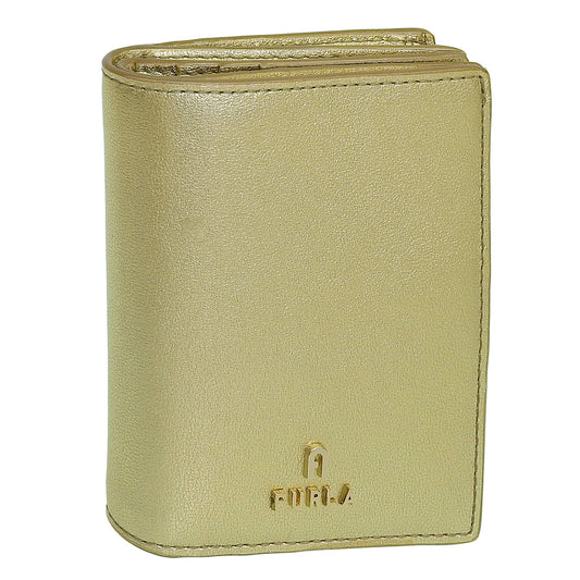 フルラ 財布 レディース 二つ折り財布 アウトレット レザー ゴールド カメリア FURLA CAMELIA S COMPACT WALLET WP00389BX2658CGD00
