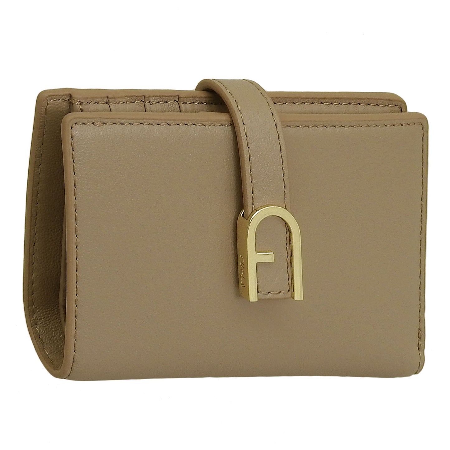 フルラ 財布 レディース 二つ折り財布 レザー ブラウン フロー FLOW M COMPACT WALLET WP00401BX20451257S FURLA