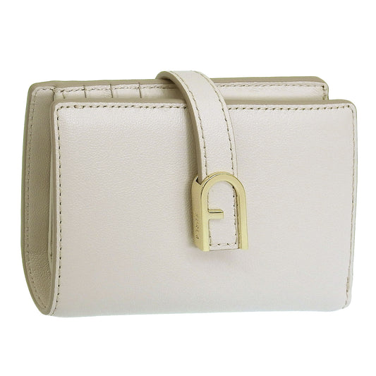 フルラ 財布 レディース 二つ折り財布 レザー ホワイト フロー FLOW M COMPACT WALLET WP00401BX20451704S FURLA