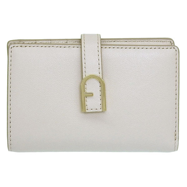 フルラ 財布 レディース 二つ折り財布 レザー ホワイト フロー FLOW M COMPACT WALLET WP00401BX20451704S FURLA