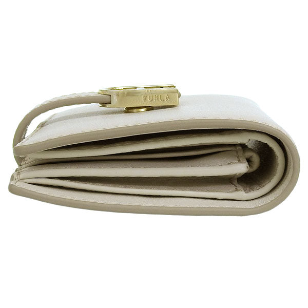 フルラ 財布 レディース 二つ折り財布 レザー ホワイト フロー FLOW M COMPACT WALLET WP00401BX20451704S FURLA