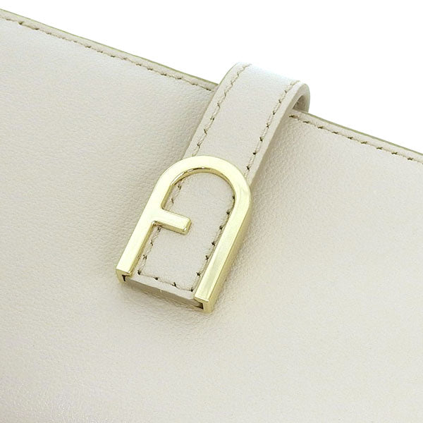 フルラ 財布 レディース 二つ折り財布 レザー ホワイト フロー FLOW M COMPACT WALLET WP00401BX20451704S FURLA