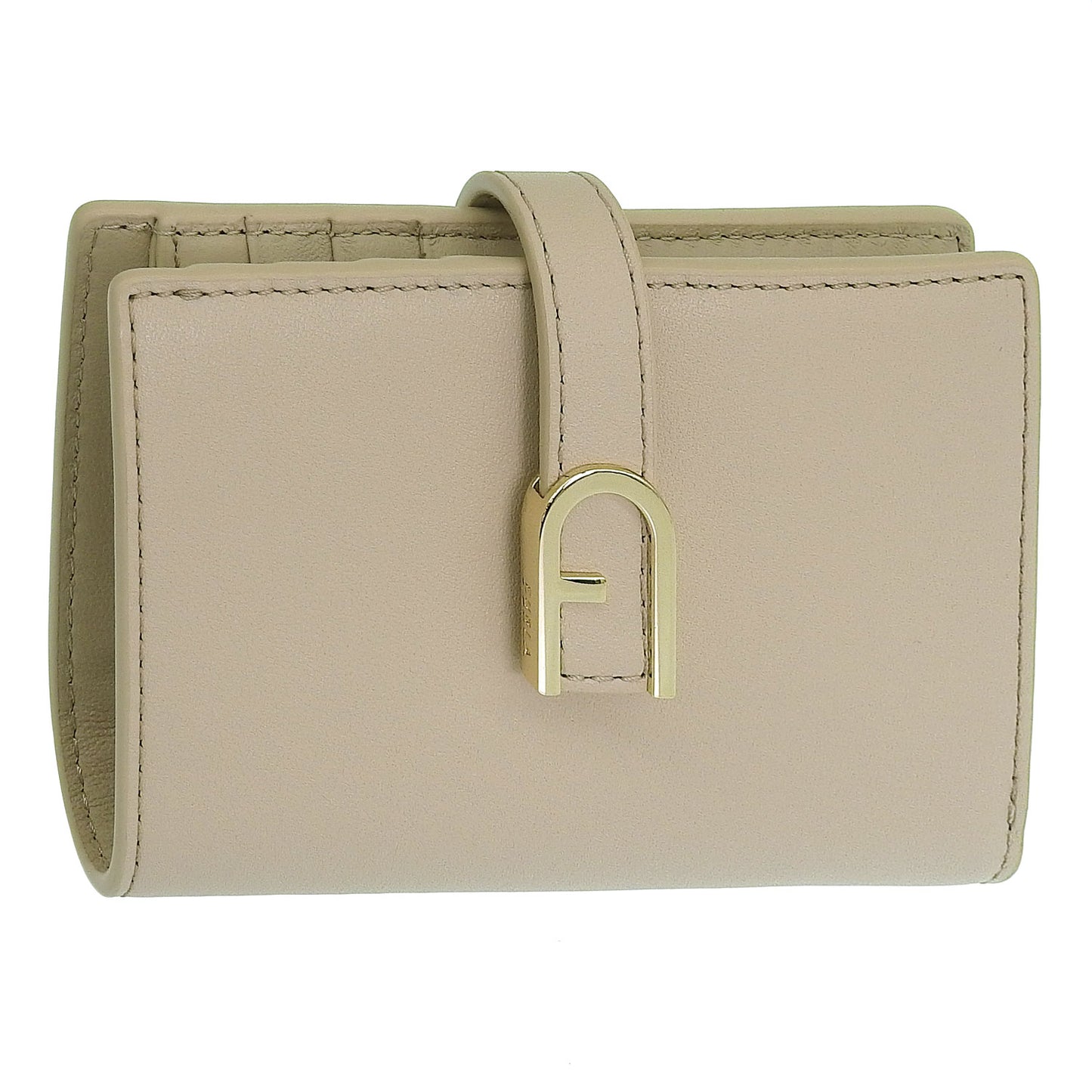 フルラ 財布 レディース 二つ折り財布 レザー ベージュ FURLA FLOW S COMPACT WALLET WP00401BX20458E000