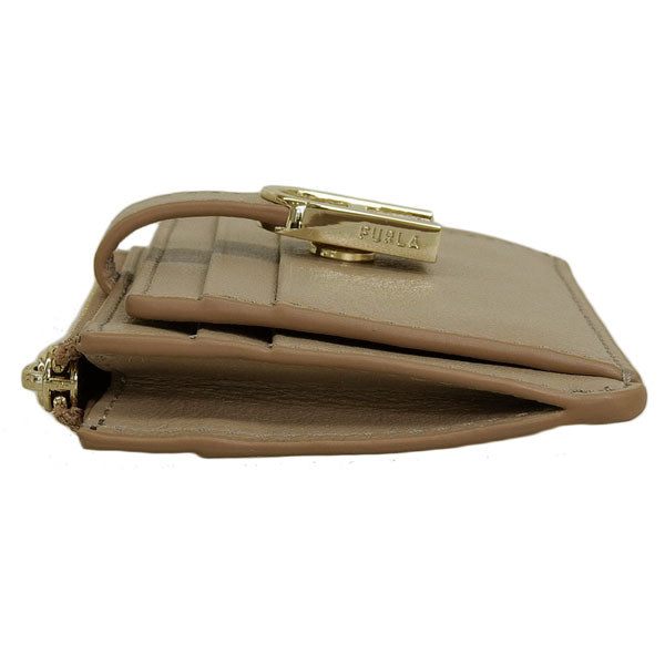 フルラ カードケース レディース パスケース 定期入れ コインケース 小銭入れ レザー ベージュ フロー FLOW M CARD CASE WP00403BX20451257S FURLA