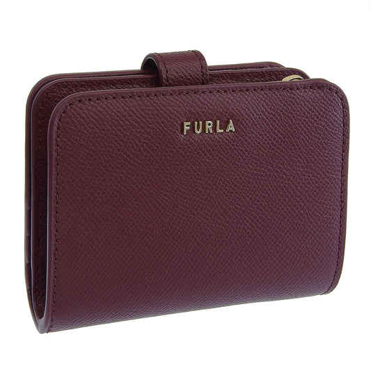 フルラ 財布 レディース 二つ折り財布 アウトレット レザー ワイン FURLA CLASSIC S COMPACT WALLET VITELLO ANDROMEDA WP00443BX030626700