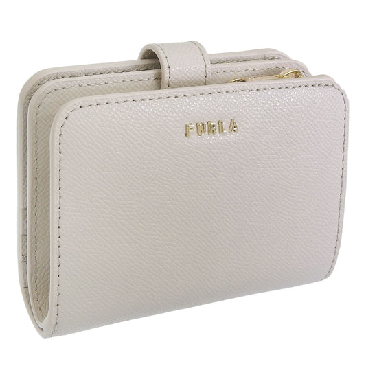フルラ 財布 レディース 二つ折り財布 アウトレット レザー グレー CLASSIC COMPACT S WALLET WP00443BX0306GDJ00