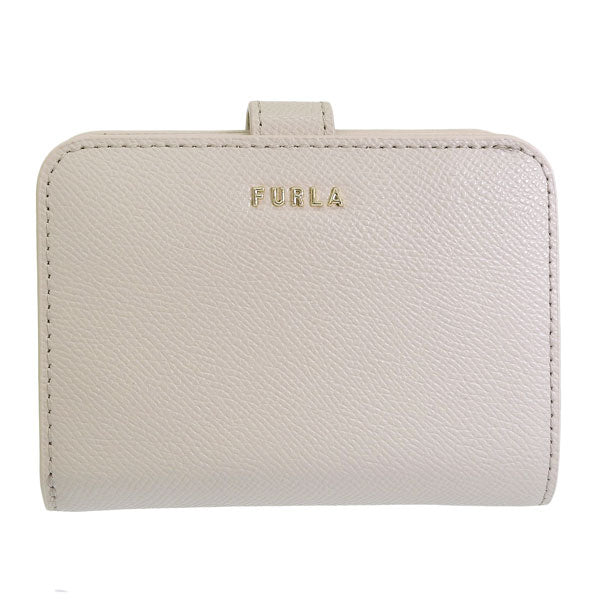 フルラ 財布 レディース 二つ折り財布 アウトレット レザー グレー CLASSIC COMPACT S WALLET WP00443BX0306GDJ00