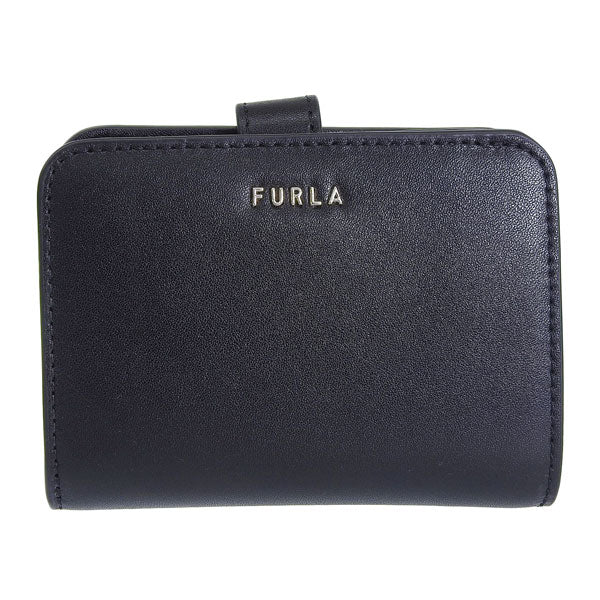 フルラ 財布 レディース 二つ折り財布 アウトレット レザー ブラック CLASSIC COMPACT S WALLET WP00443BX3104O6000